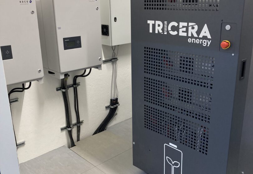 TRICERA-Batteriespeicher beim Kunden TOPREGAL