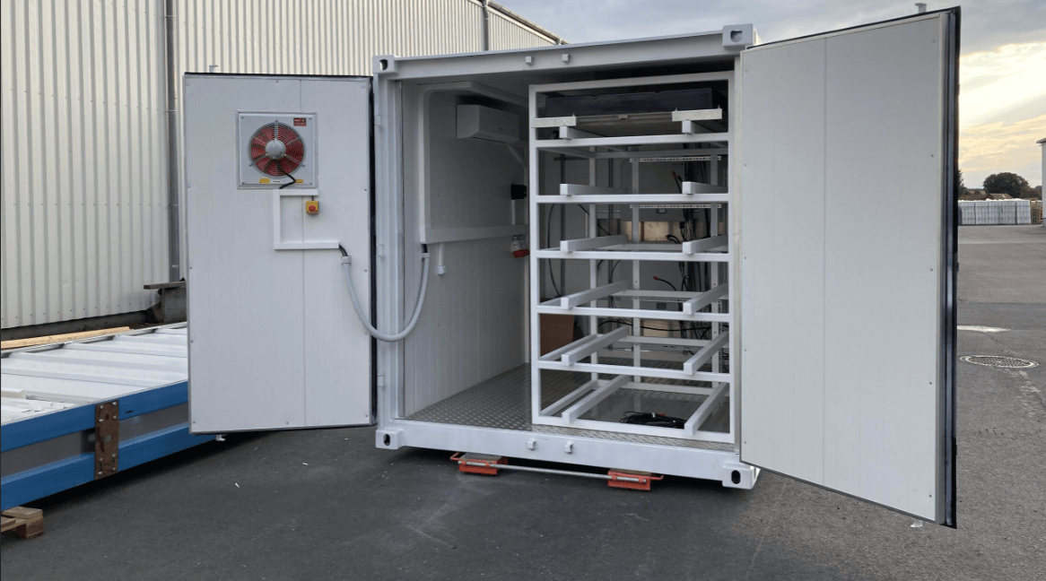 Batteriespeicher für Streetscooter-Batterien