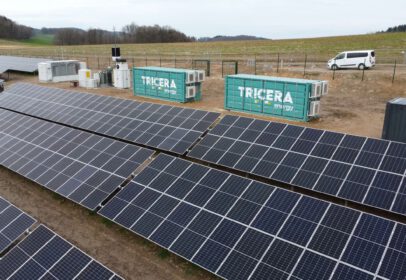 Batteriespeicher von TRICERA im Hybrid-Solarpark in Wald-Michelbach